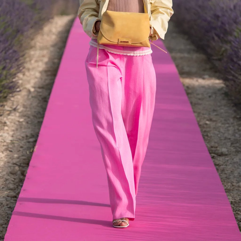 Jacquemus Pink Le Pantalon Loya Trouser Sz 8